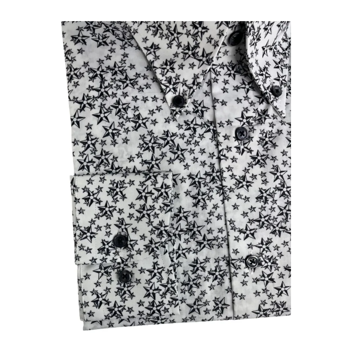 Erkek %100 Pamuk Gömlek (SH7009) - Görsel 2