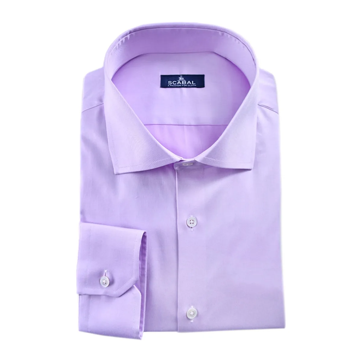 Erkek Lila Gabardin Doku %100 Mısır Pamuğu Gömlek (BN8001/V24)